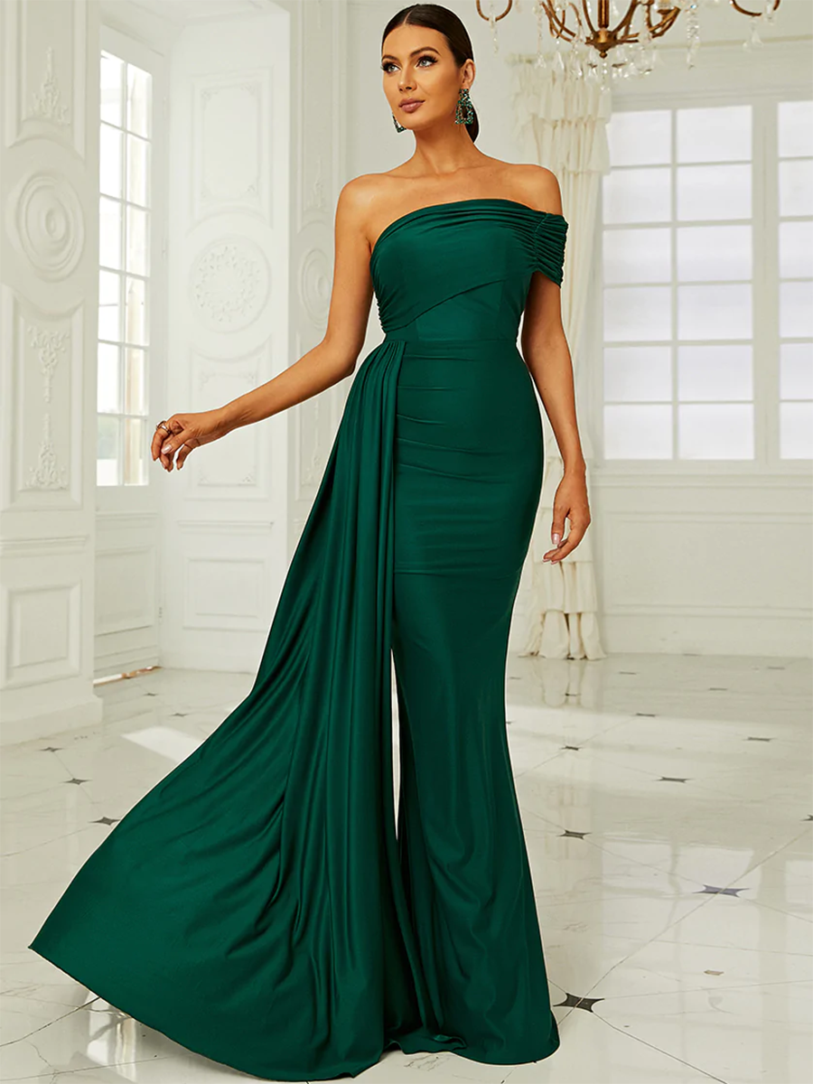 Stella Maxi Dress (Green Emerald) 12AUS by Loreta