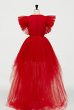 Sweetheart Tulle Dress (Red)