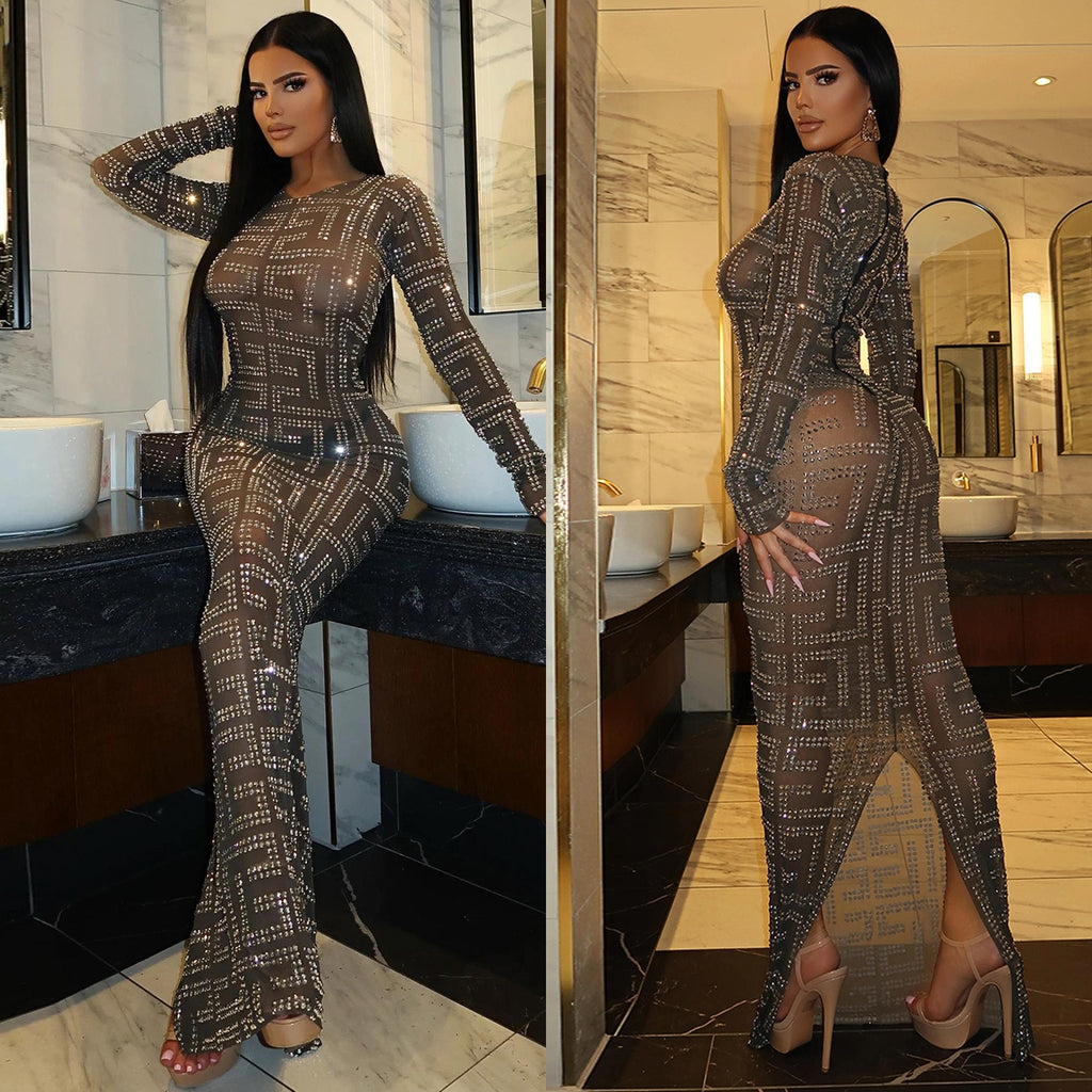 Fay Silver Stud Dress