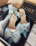 Sky Blue Pumps
