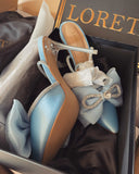 Sky Blue Pumps