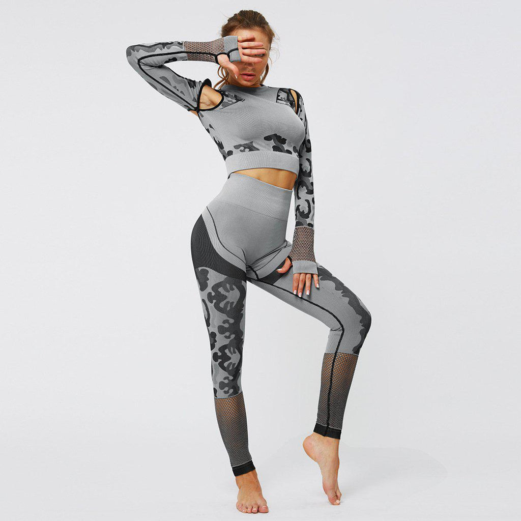 Cut Out Ash: Black & Gray Activewear