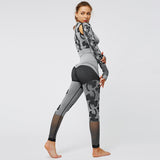 Cut Out Ash: Black & Gray Activewear