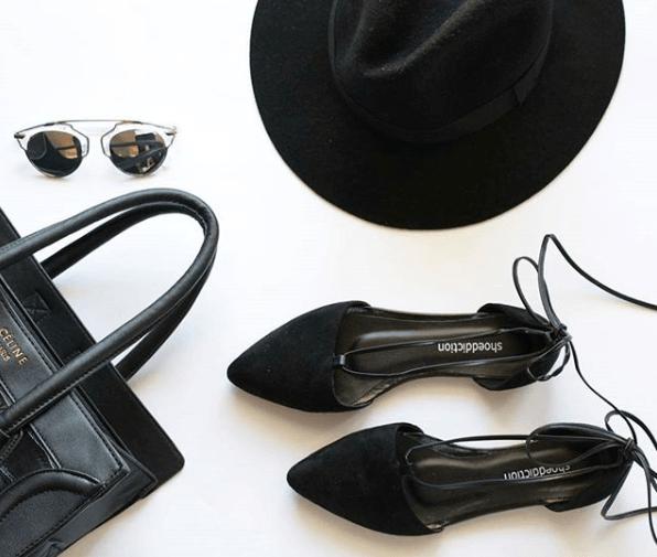 Jenna: Lace Up Flats
