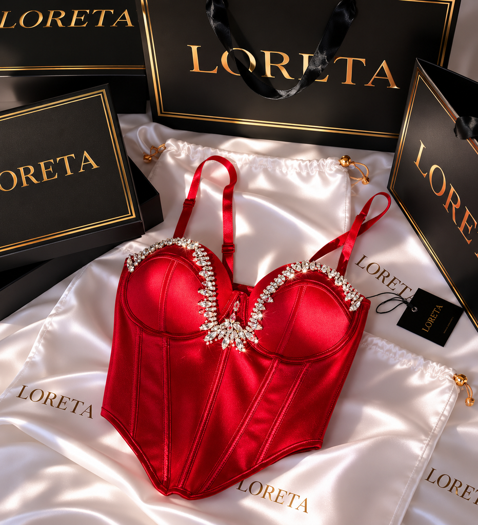 Crystal Passion Corset (Red)