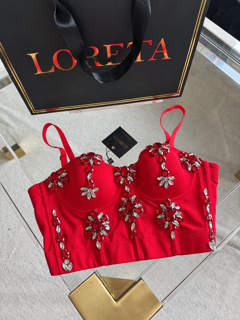 Crystal Fever Corset (Red)