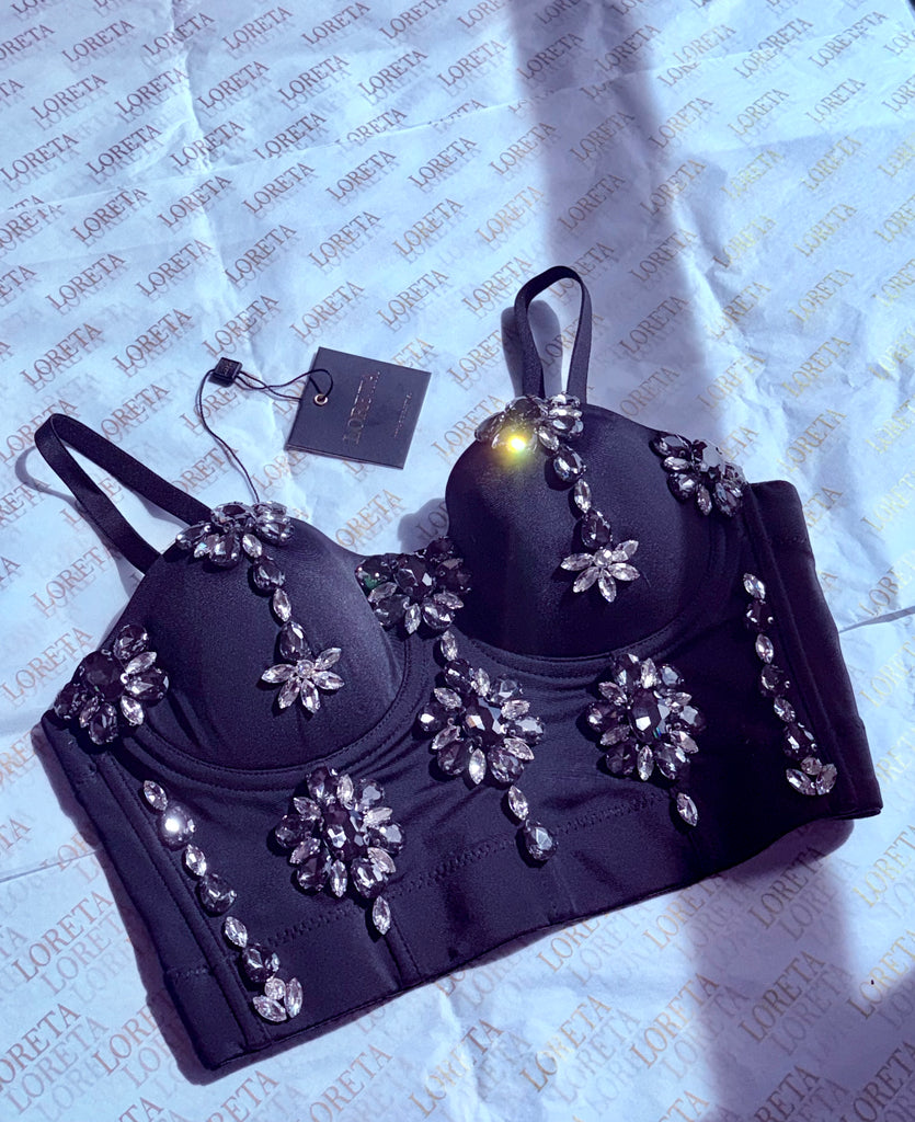 Crystal Fever Corset (Black)