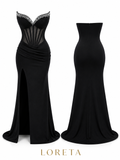 Nora Crystal Dress (Black)
