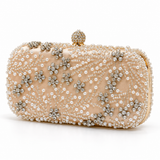 Pearl Obsession Clutch Bag (Pearl/Gold)