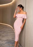 Ava Dress (Pastel Blush)