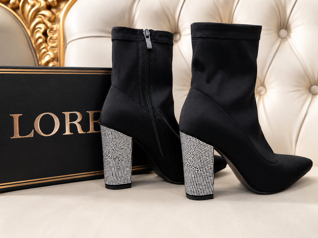 Crystal Skin Tight Boots
