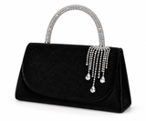 Crystal Rainfall Bag (Black/Silver)