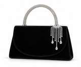 Crystal Rainfall Bag (Black/Silver)