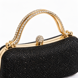 Lumi Clutch Bag (Black/Gold)