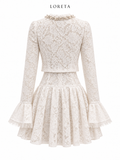 Maison Pearl/Lace Set (White)