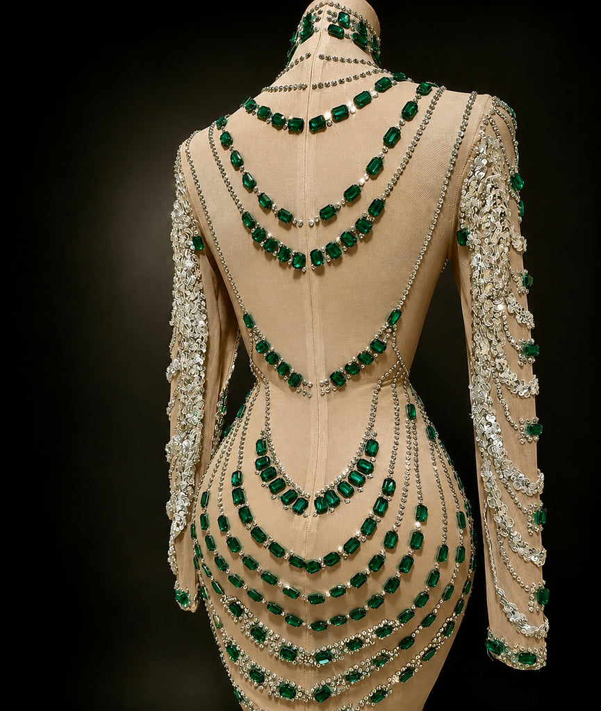 Emerald Gemstone Dress