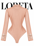 Shay Pearl Bodysuit (Beige/Nude)