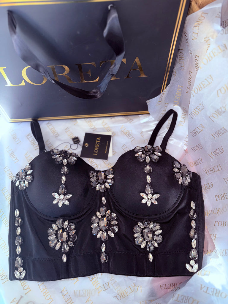 Crystal Fever Corset (Black)