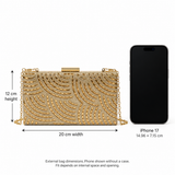 Olivia Gold Clutch