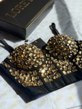 Gem Gold Bustier Corset Top