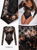 Floral Lace Temptation Bodysuit