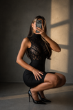 Ray Lace Dress (Black)