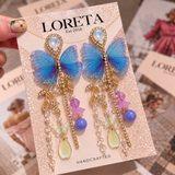 Dreamy Belle Butterfly Dangle Earrings