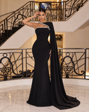 April Crystal Cape Dress
