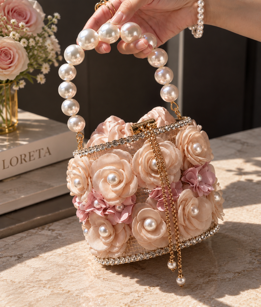 Floral Spring Petal Bag
