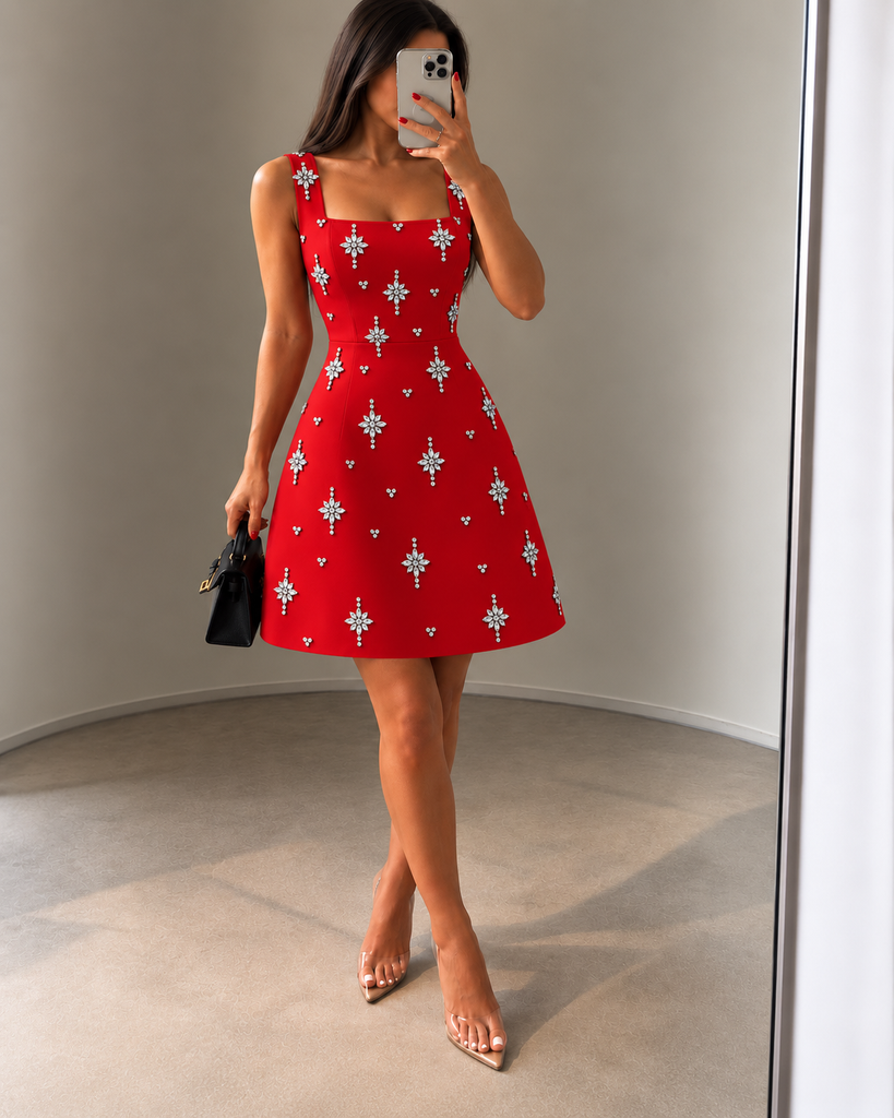 Kiss & Tell Dress (Red)