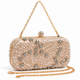 Pearl Obsession Clutch Bag (Pearl/Gold)