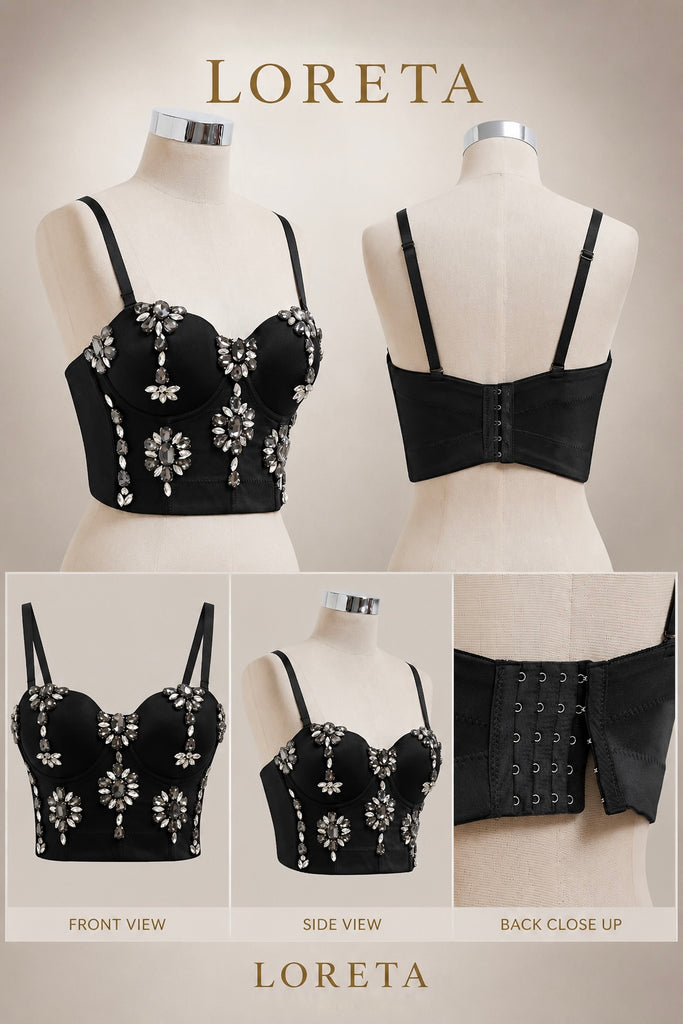 Crystal Fever Corset (Black)