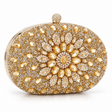 Margot Crystal Clutch (Gold)