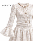 Maison Pearl/Lace Set (White)