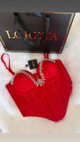 Crystal Passion Corset (Red)