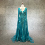 Chances Are Gown (Emerald Green/Turquoise)