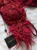 Dasha Feather Dress (Red)