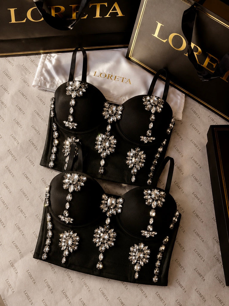 Crystal Fever Corset (Black)