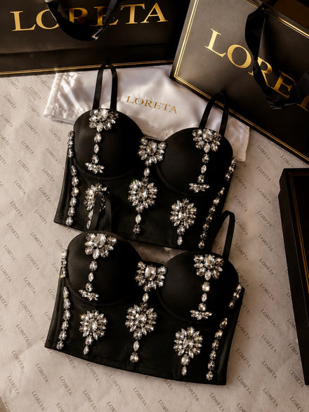 Crystal Fever Corset (Black)
