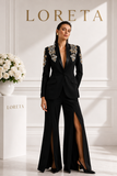 Milly: Crystal Blazer with Flared Pants  (2 Piece Set)