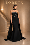 Hala Crystal Dress (Black)