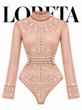 Shay Pearl Bodysuit (Beige/Nude)