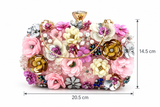 Floral Garden Clutch Bag (Multi Colour)