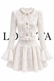 Maison Pearl/Lace Set (White)