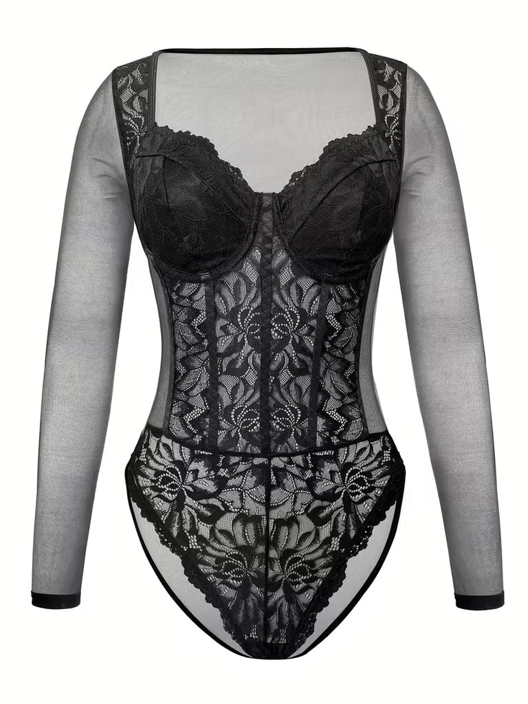 Forbidden Hour Lace Bodysuit