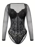Forbidden Hour Lace Bodysuit
