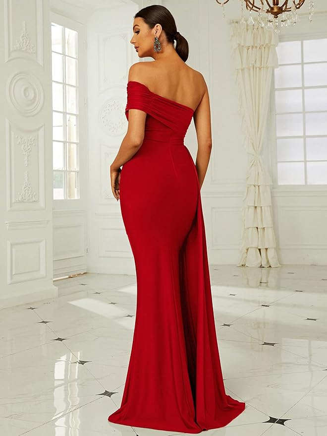 Stella Maxi Dress (Chery Red)