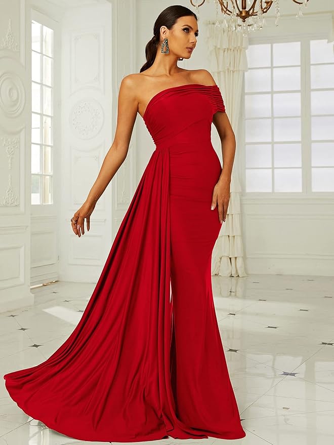 Stella Maxi Dress (Chery Red)