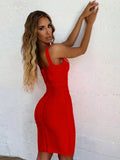 Suzi Crystal Dress (Red)