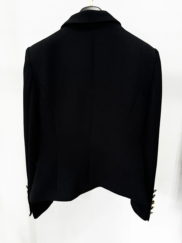 Tuxedo Blazer (White/Black)